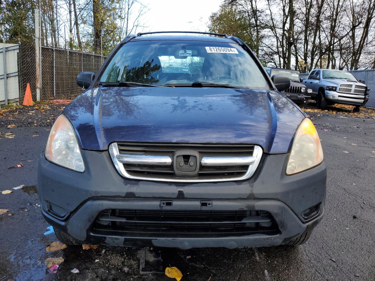2002 Honda CR-V VIN JHLRD78442C043675 Copart auction photo, rear end damage thumbnail 5