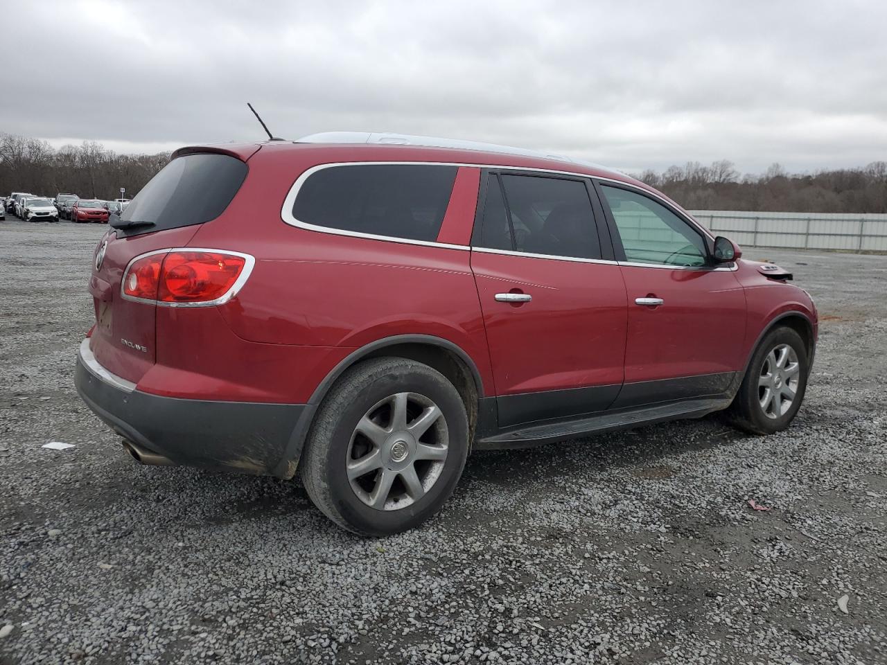 2012 Buick Enclave VIN 5GAKRCED2CJ114609 Copart auction photo, front end / side damage thumbnail 3