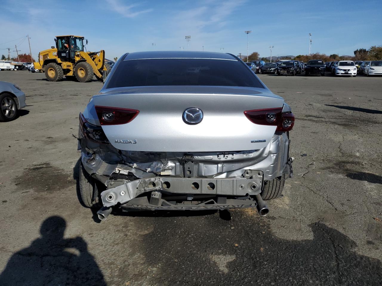 2019 Mazda 3 VIN 3MZBPAAL8KM109600 Copart auction photo, rear end / all over damage thumbnail 6