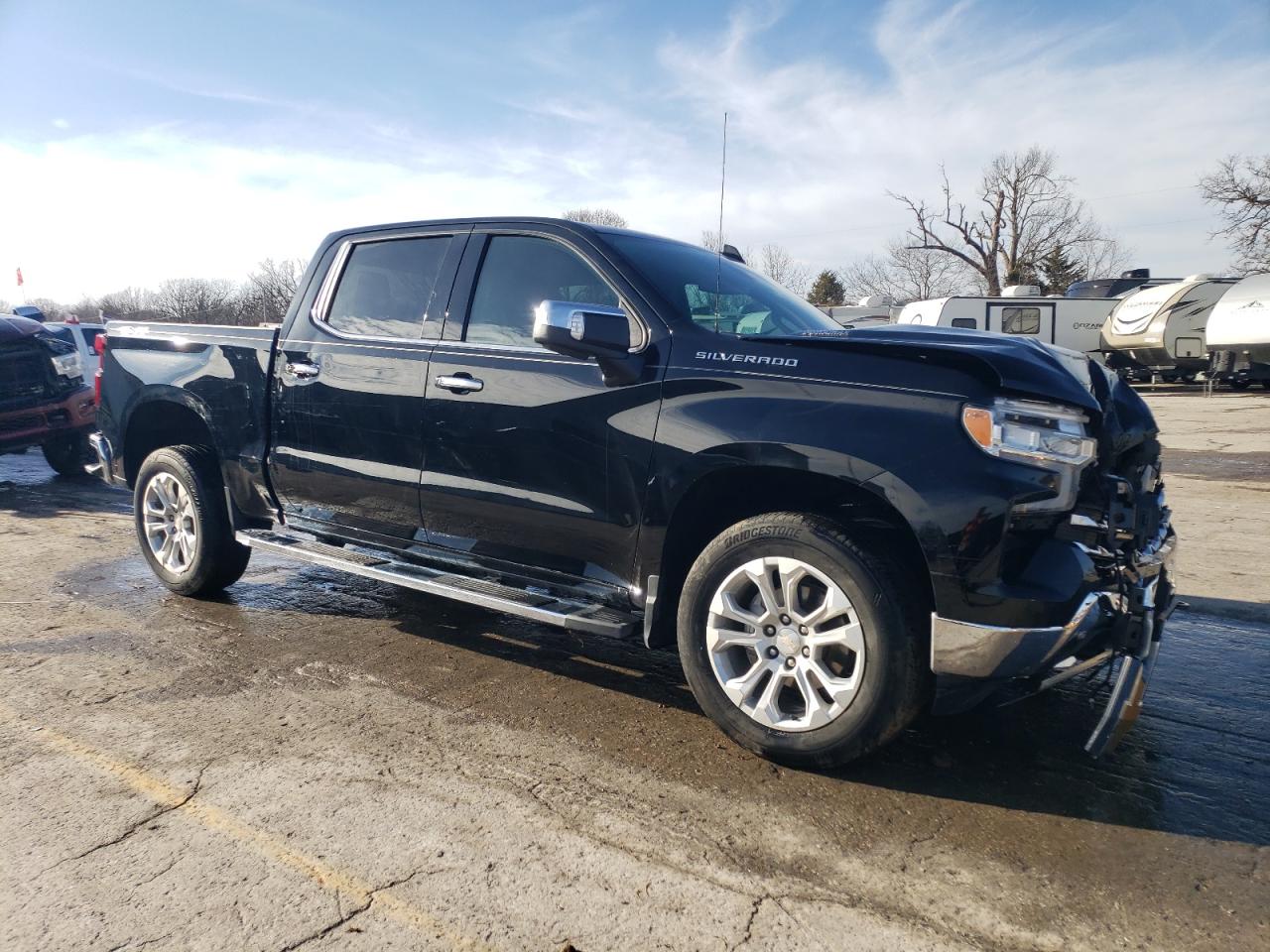 2022 Chevrolet Silverado VIN 3GCUDGET4NG672227 Copart auction photo, front end / hail damage thumbnail 4