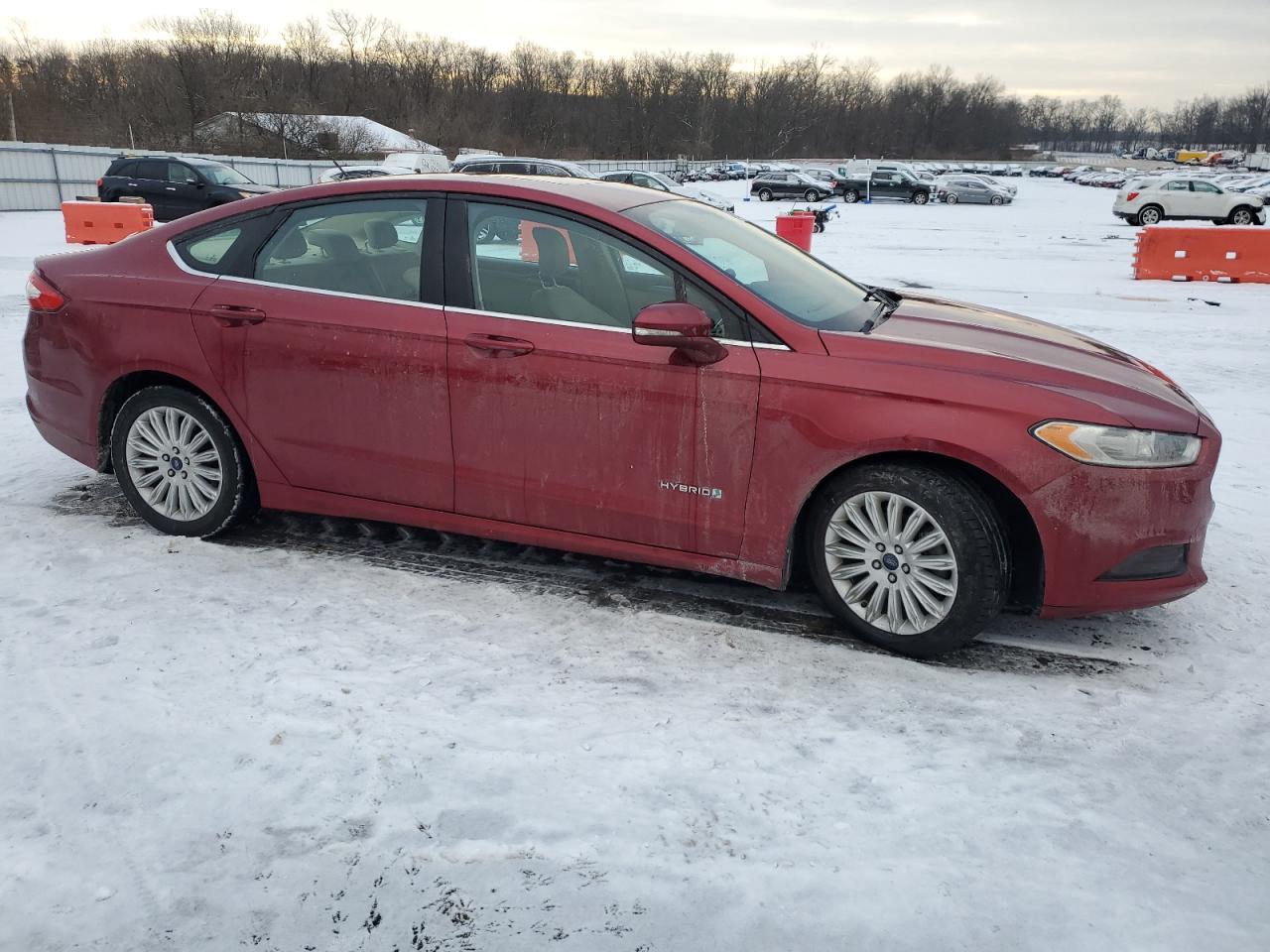 2015 Ford Fusion VIN 3FA6P0LU1FR122899 Copart auction photo, side damage thumbnail 4