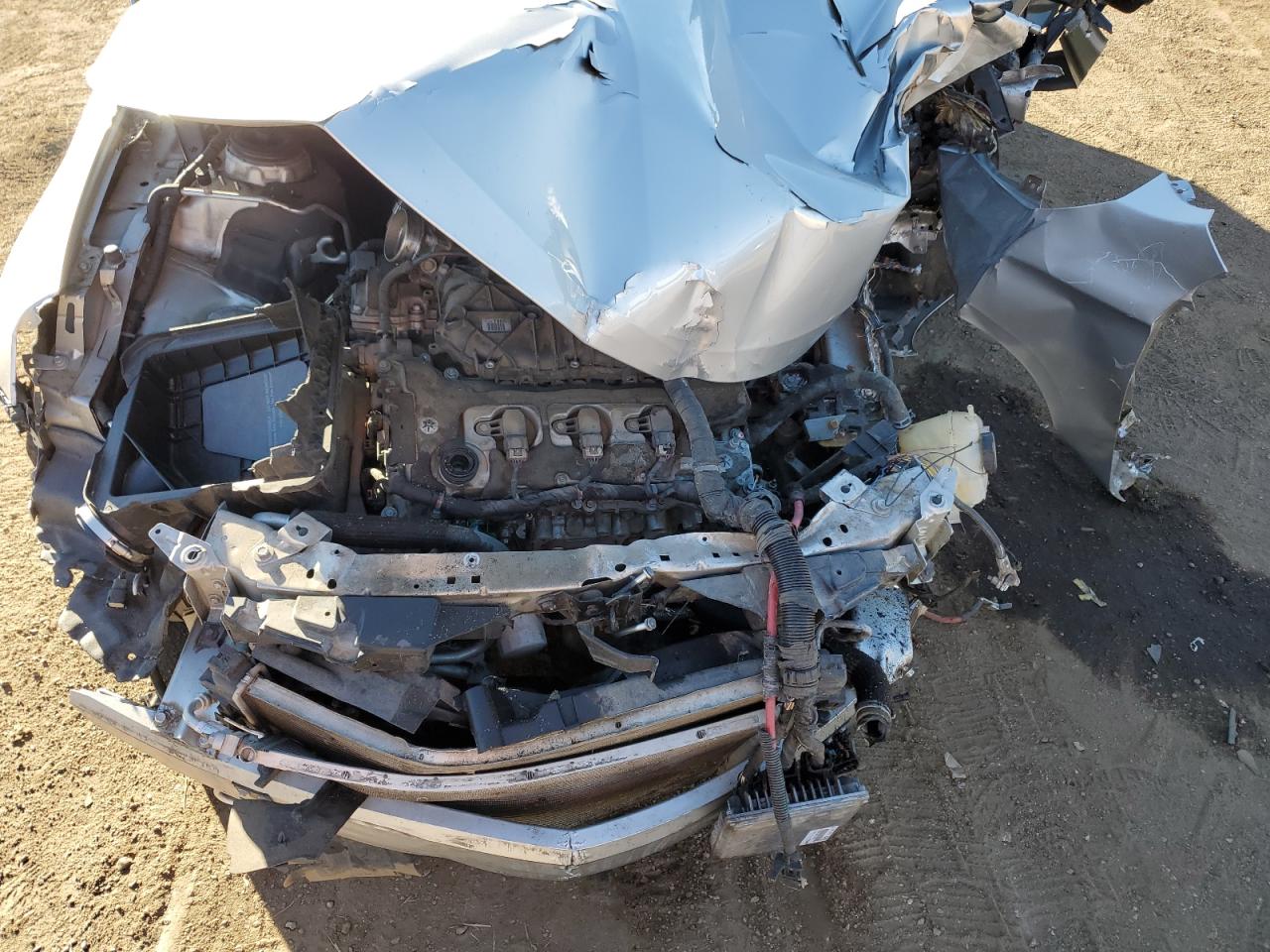 2015 Chevrolet Impala VIN 2G1125S31F9274866 Copart auction photo, front end / side damage thumbnail 12