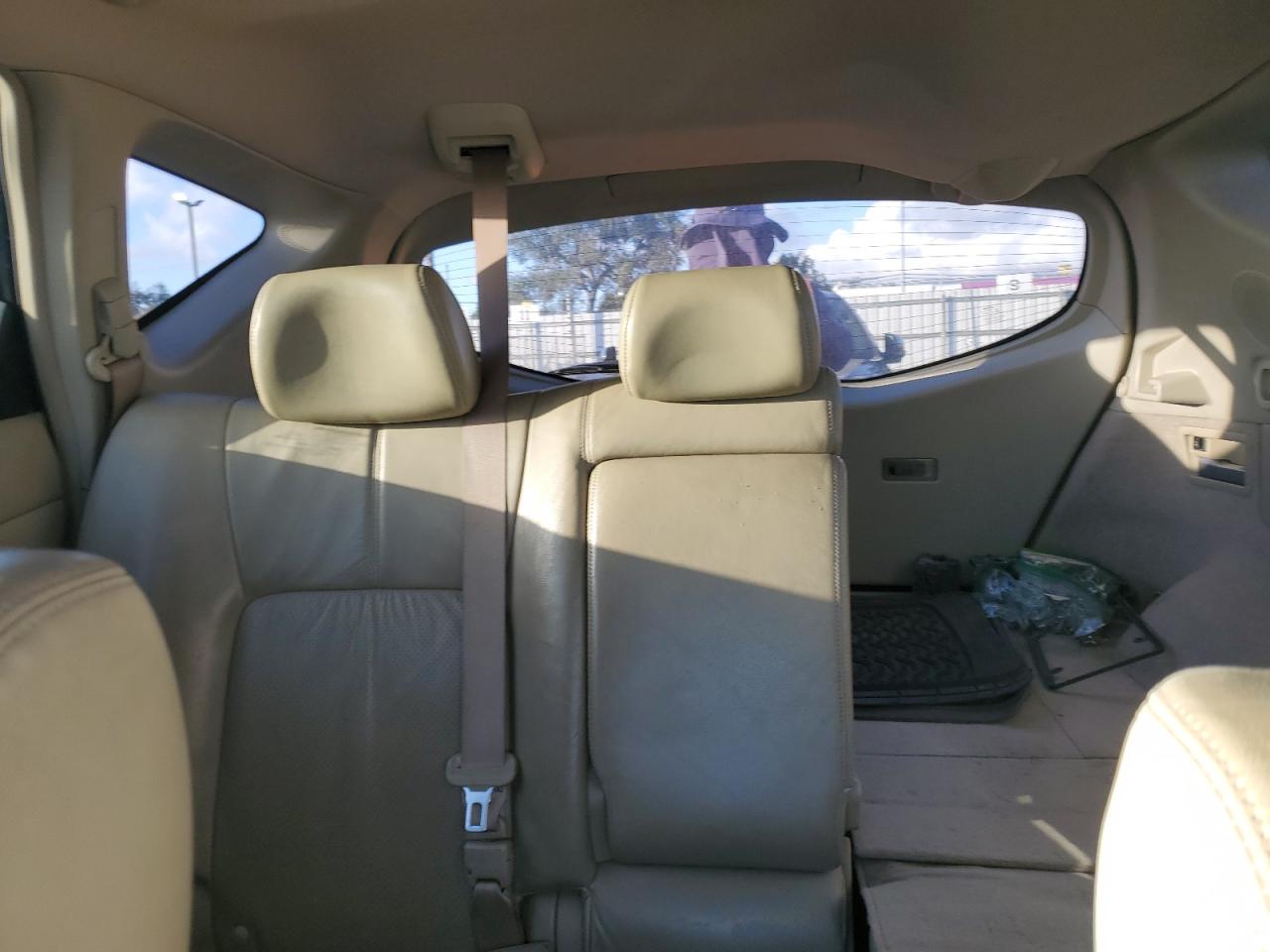2009 Nissan Murano VIN JN8AZ18W29W151736 Copart auction photo, front end / side damage thumbnail 10