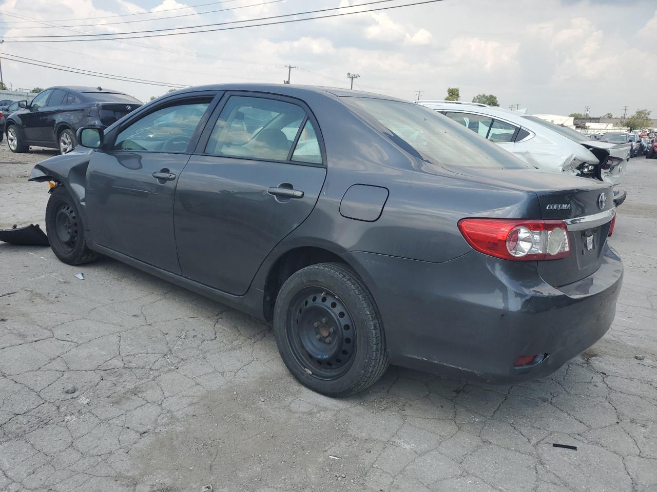 2011 Toyota Corolla VIN 2T1BU4EE4BC725473 Copart auction photo, front end / side damage thumbnail 2