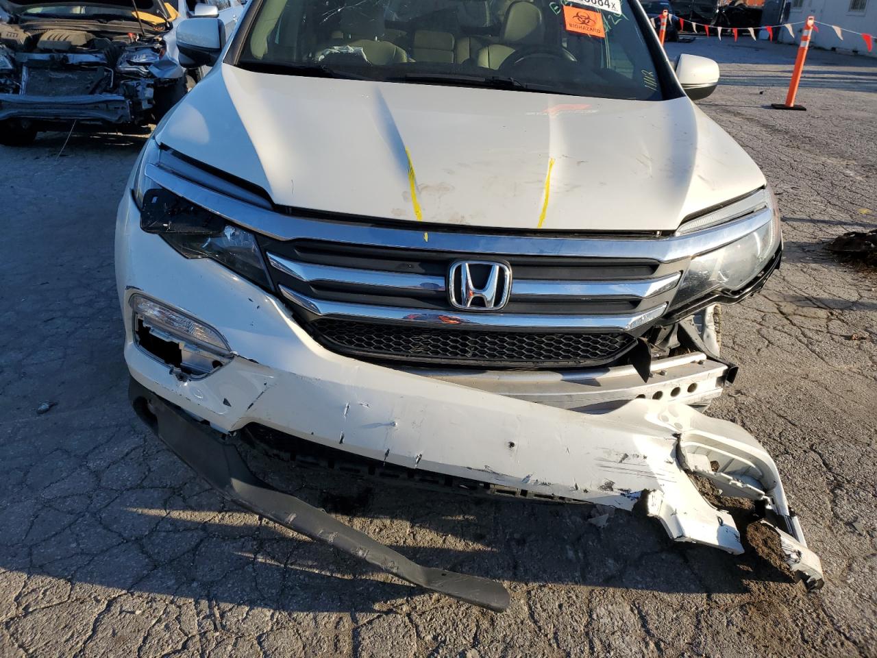2017 Honda Pilot VIN 5FNYF6H59HB005019 Copart auction photo, front end damage thumbnail 13