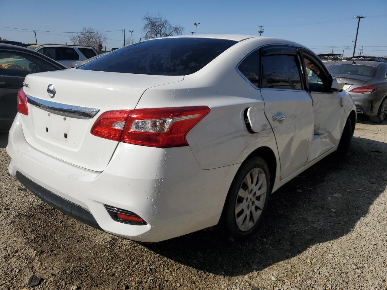 2016 Nissan Sentra VIN 3N1AB7AP8GY293779 Copart auction photo, side damage thumbnail 3