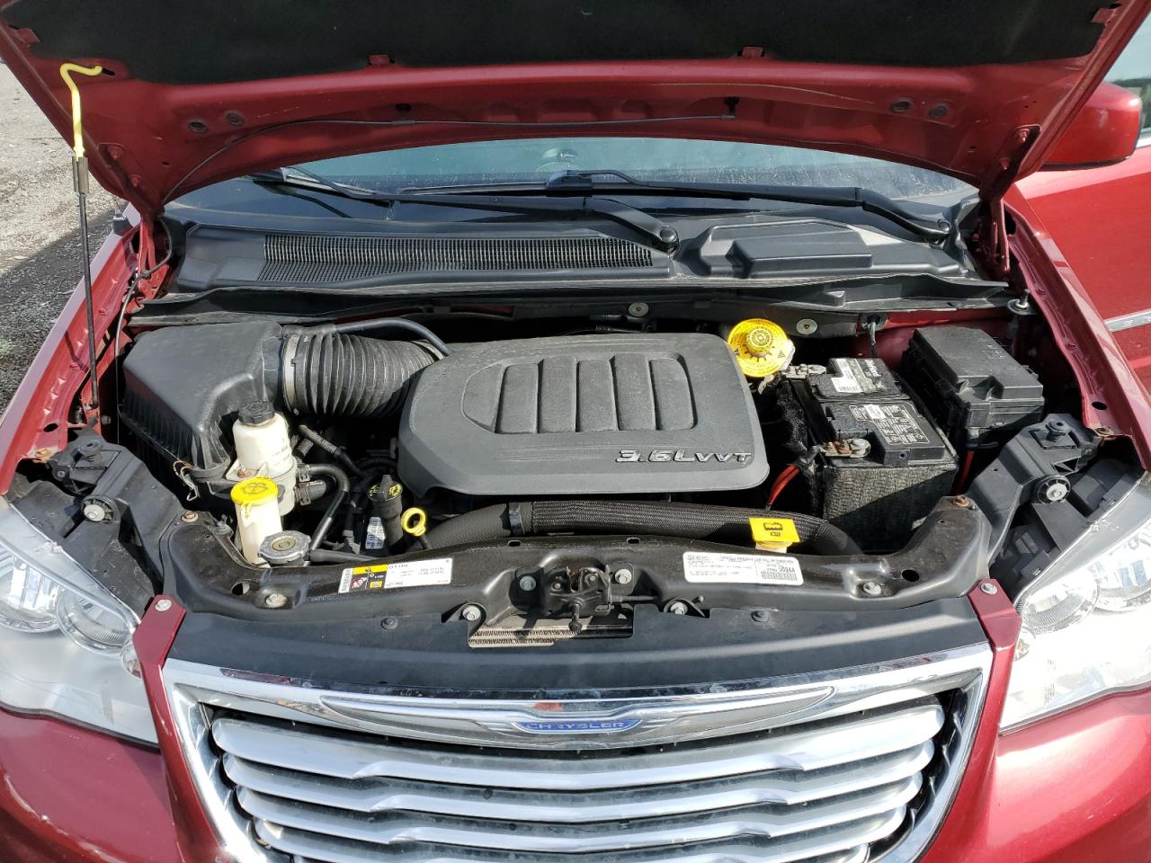 2016 Chrysler Town & Country VIN 2C4RC1BG3GR129378 Copart auction photo, rear end damage thumbnail 12
