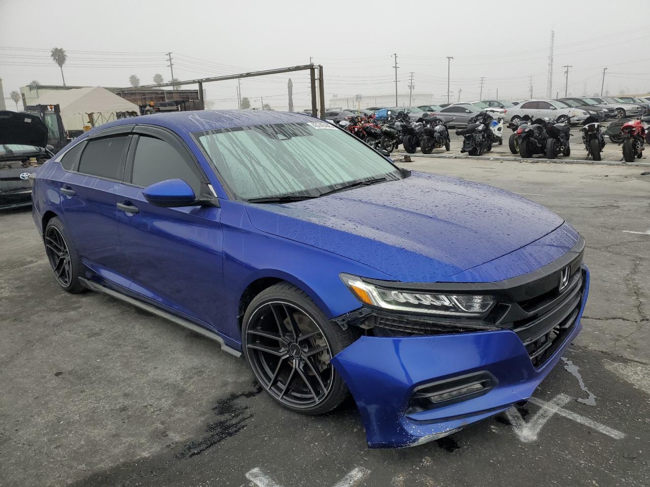 2018 Honda Accord VIN 1HGCV1F37JA139934 Copart auction photo, all over damage thumbnail 4