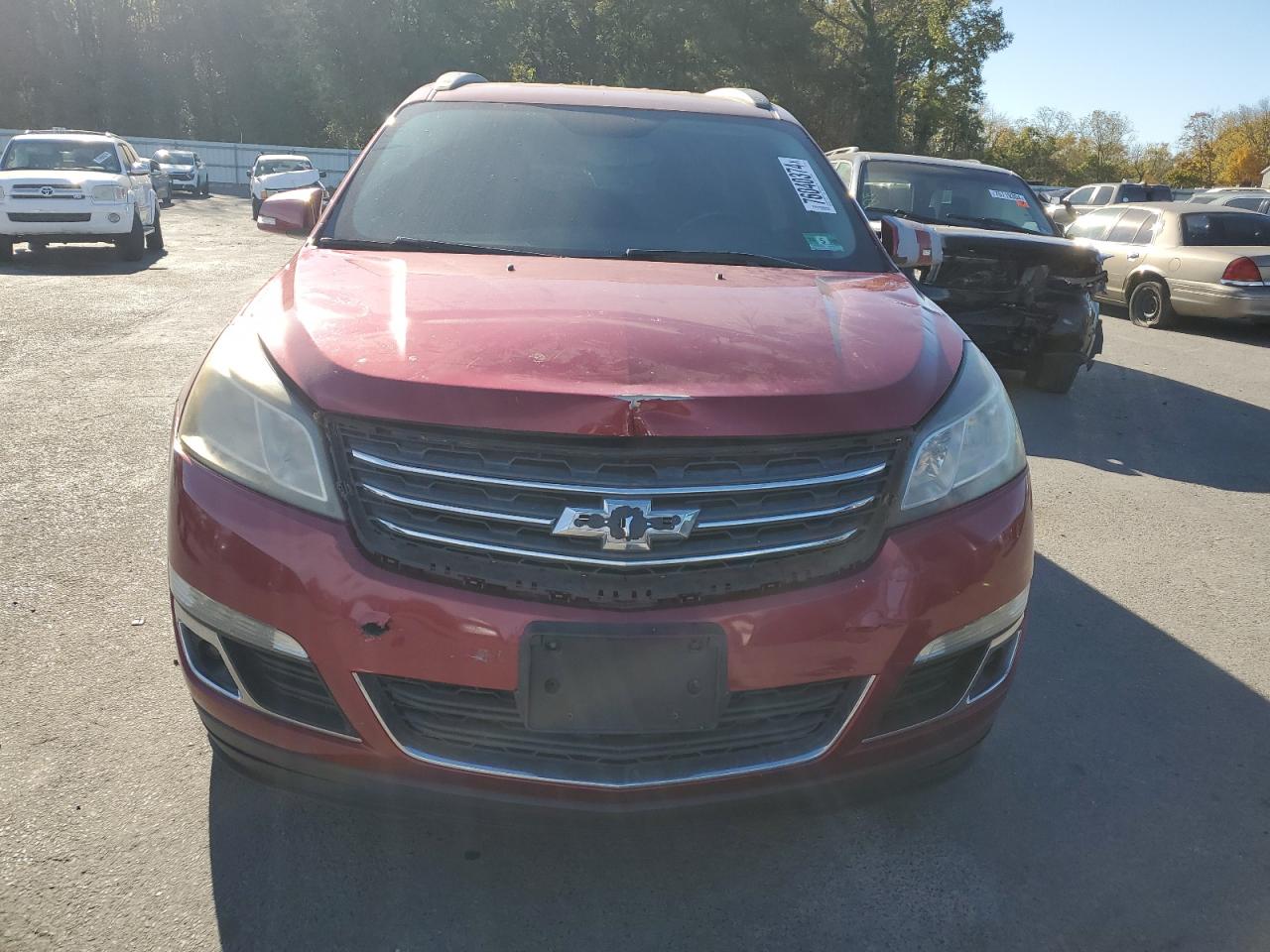 2014 Chevrolet Traverse VIN 1GNKRGKD4EJ275886 Copart auction photo, front end damage thumbnail 5