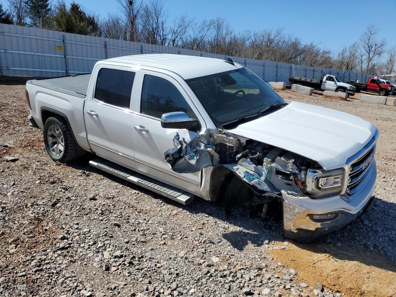 2018 GMC Sierra VIN 3GTU2NEC9JG580468 Copart auction photo, front end / minor dent/scratches damage thumbnail 4