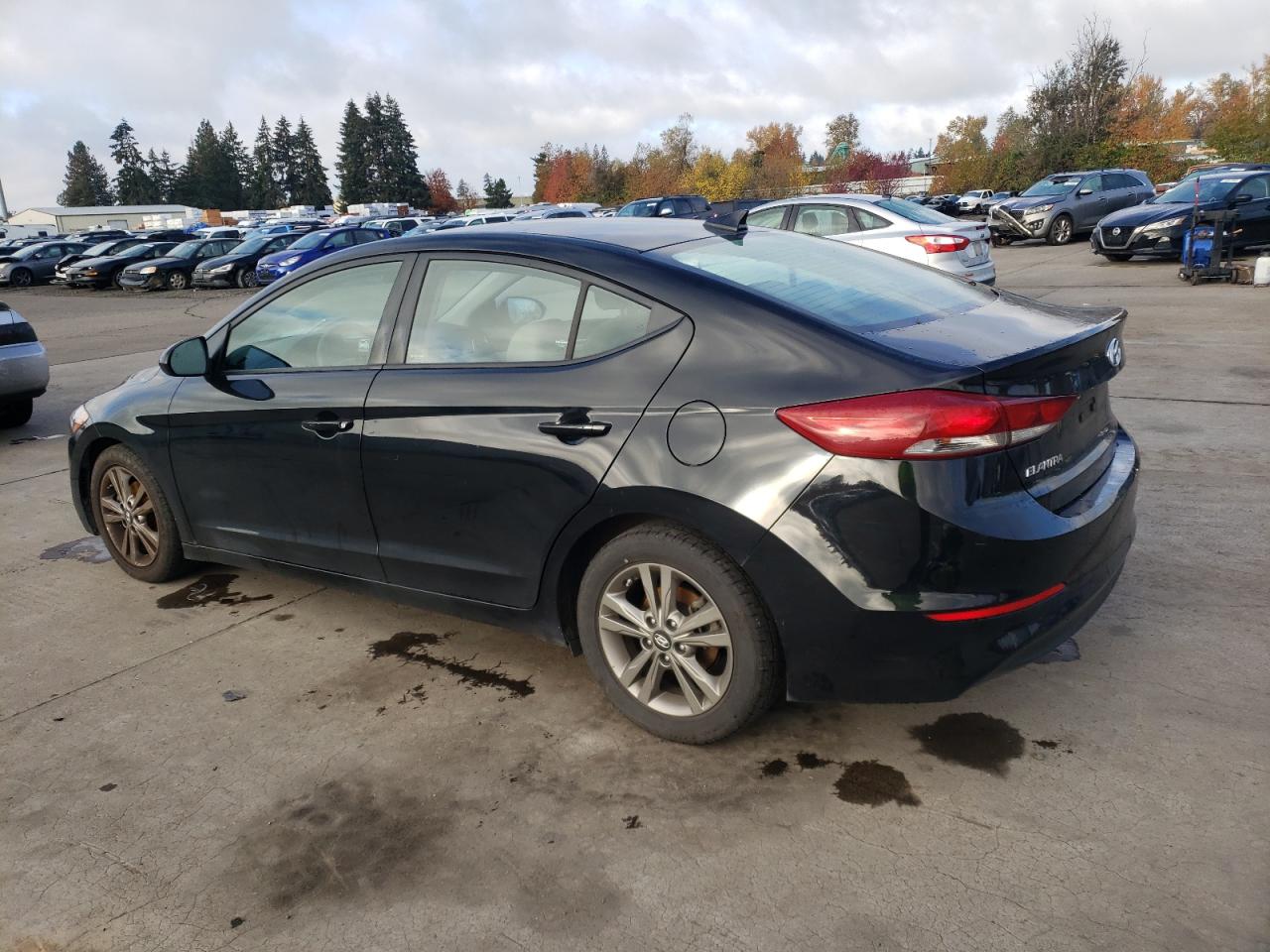 2018 Hyundai Elantra VIN 5NPD84LF3JH337543 Copart auction photo, side damage thumbnail 2