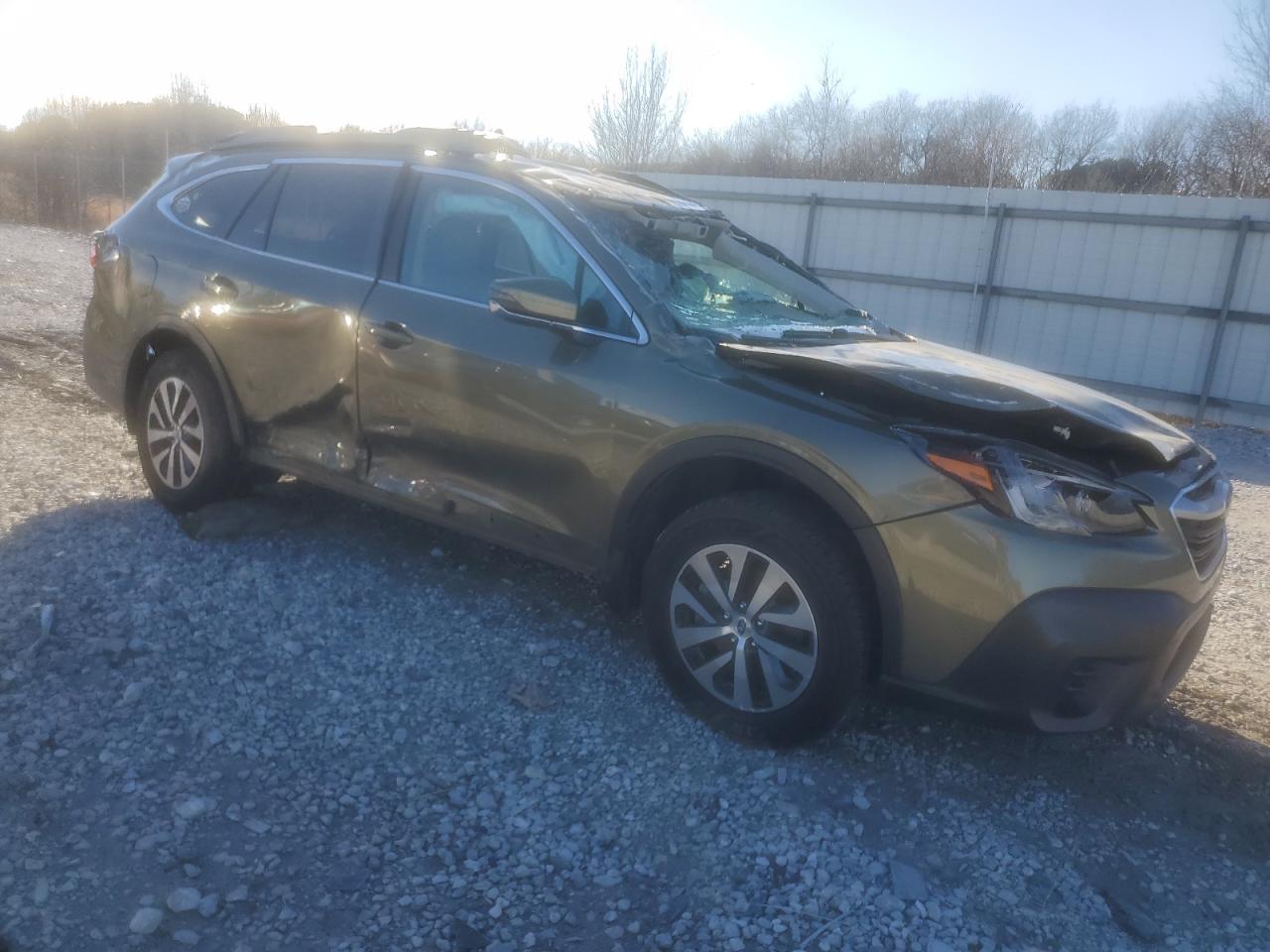 2021 Subaru Outback VIN 4S4BTADC2M3217009 Copart auction photo, all over damage thumbnail 4