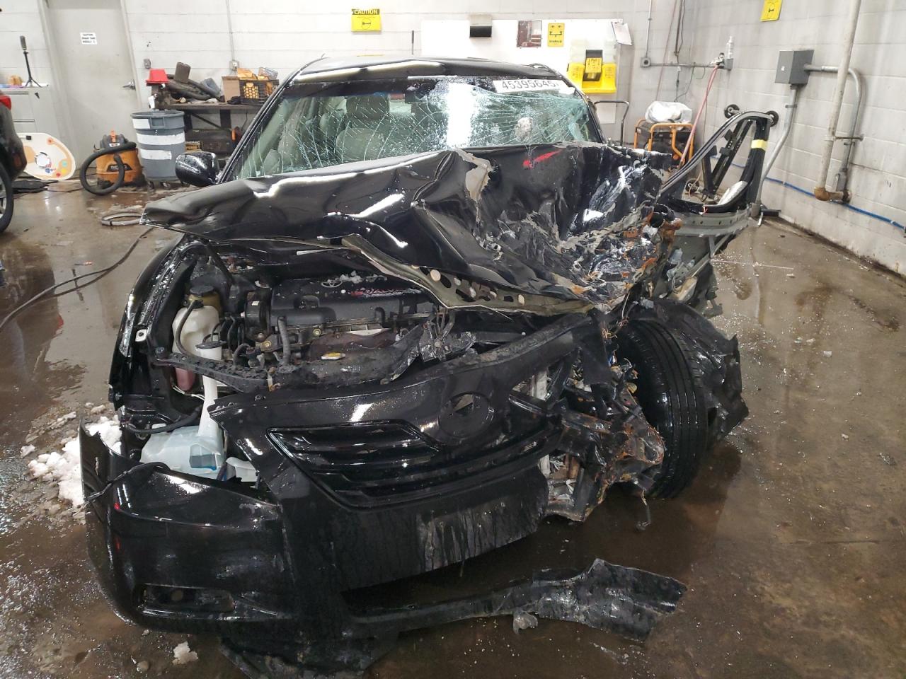 2007 Toyota Camry VIN 4T1BE46K87U555724 Copart auction photo, front end / side damage thumbnail 5