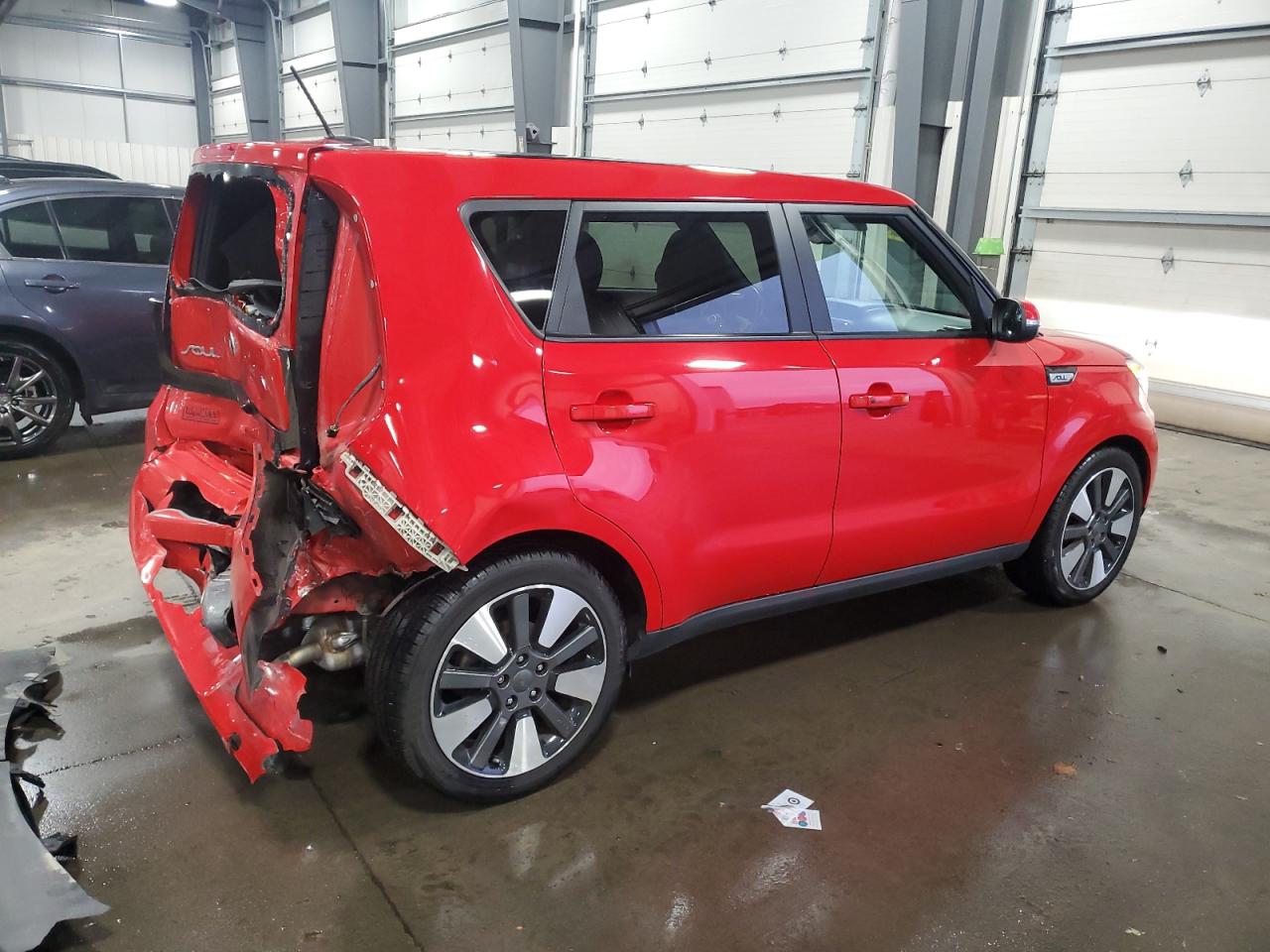 2015 KIA Soul VIN KNDJX3A53F7762296 Copart auction photo, rear end damage thumbnail 3