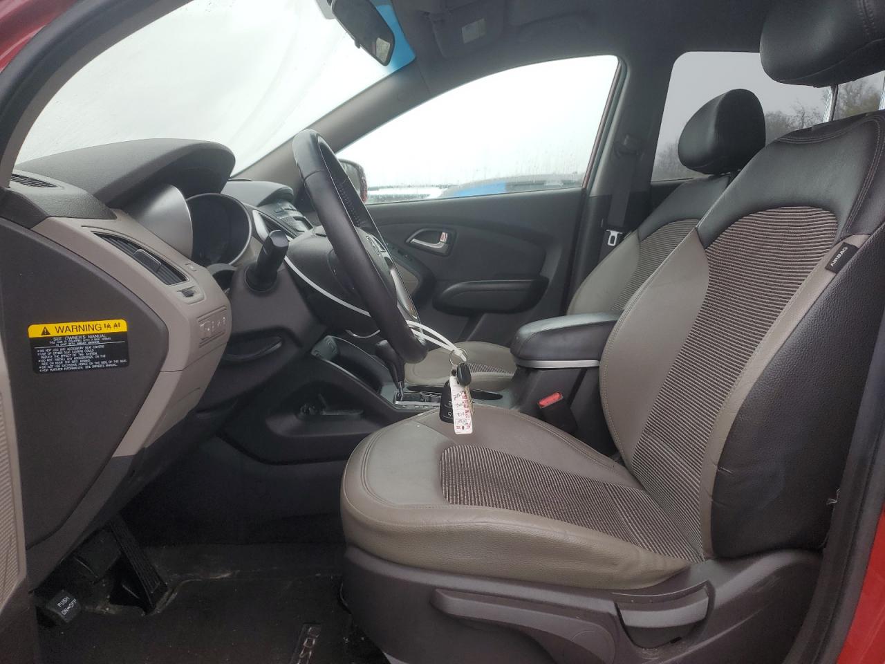 2012 Hyundai Tucson VIN KM8JUCAC0CU456219 Copart auction photo, front end damage thumbnail 7