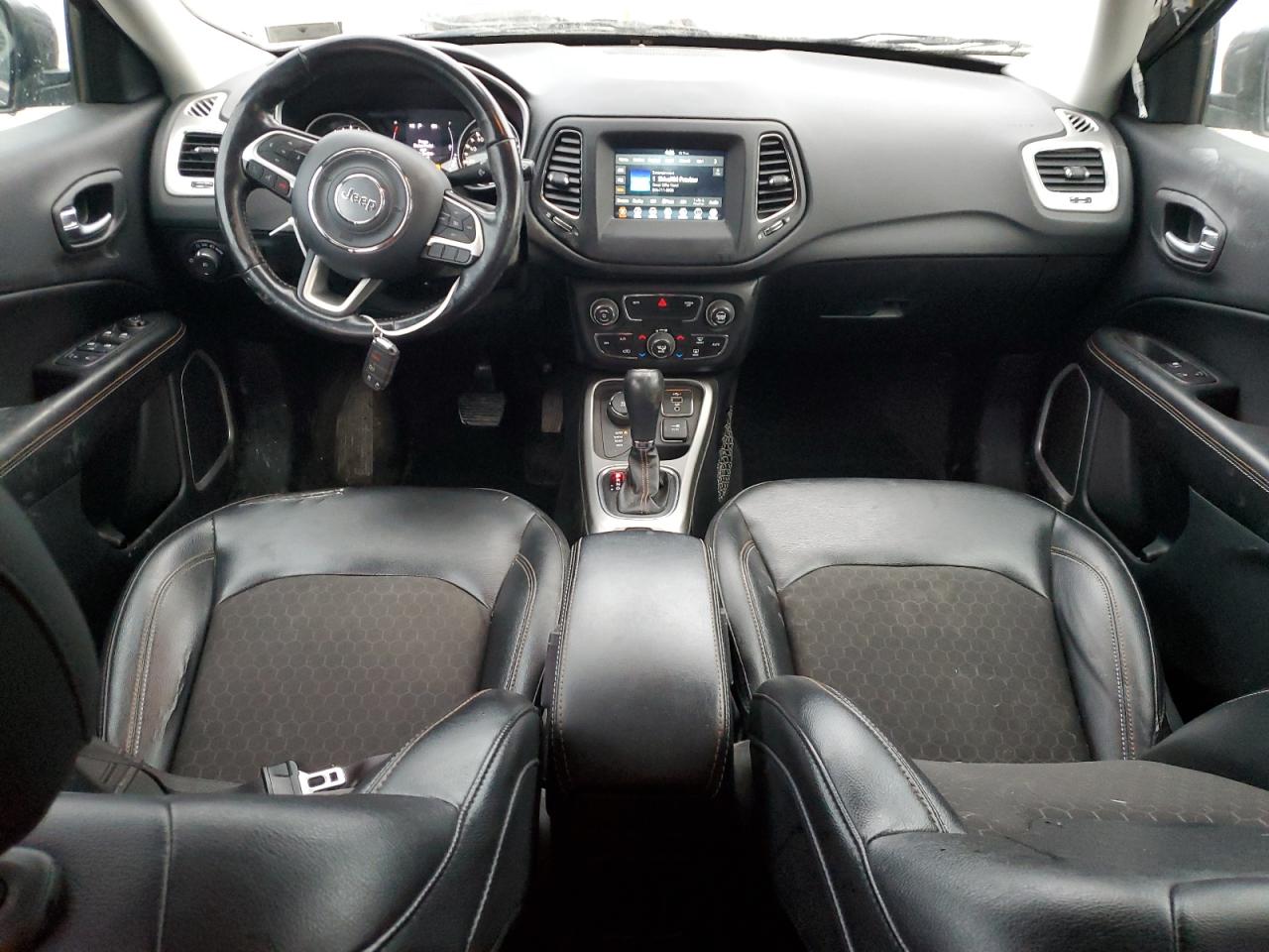 2020 Jeep Compass VIN 3C4NJDBB7LT125982 Copart auction photo, rear end / side damage thumbnail 8