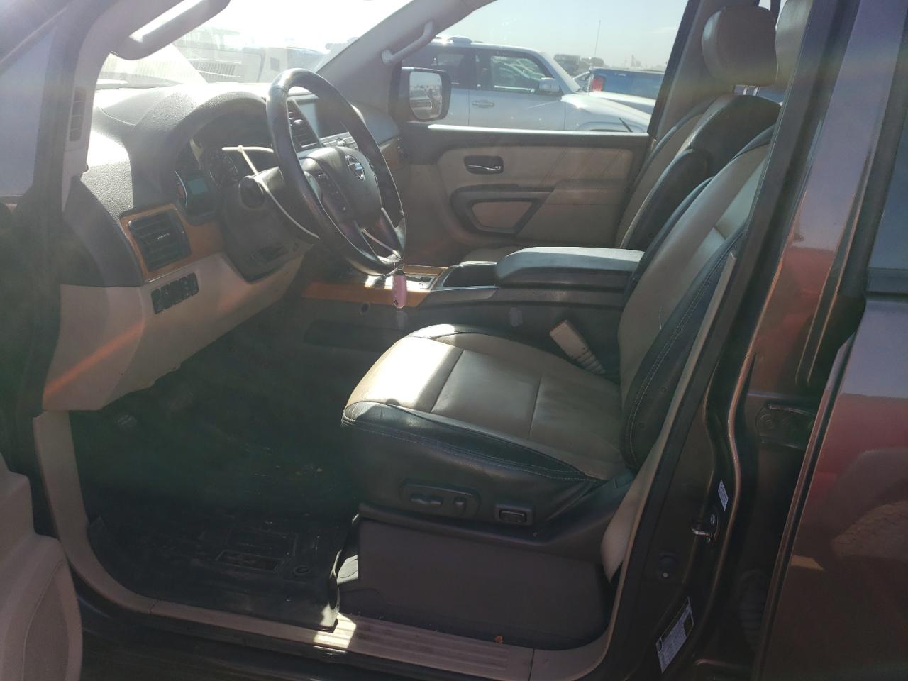 2015 Nissan Armada VIN 5N1BA0NE9FN623117 Copart auction photo, front end damage thumbnail 7