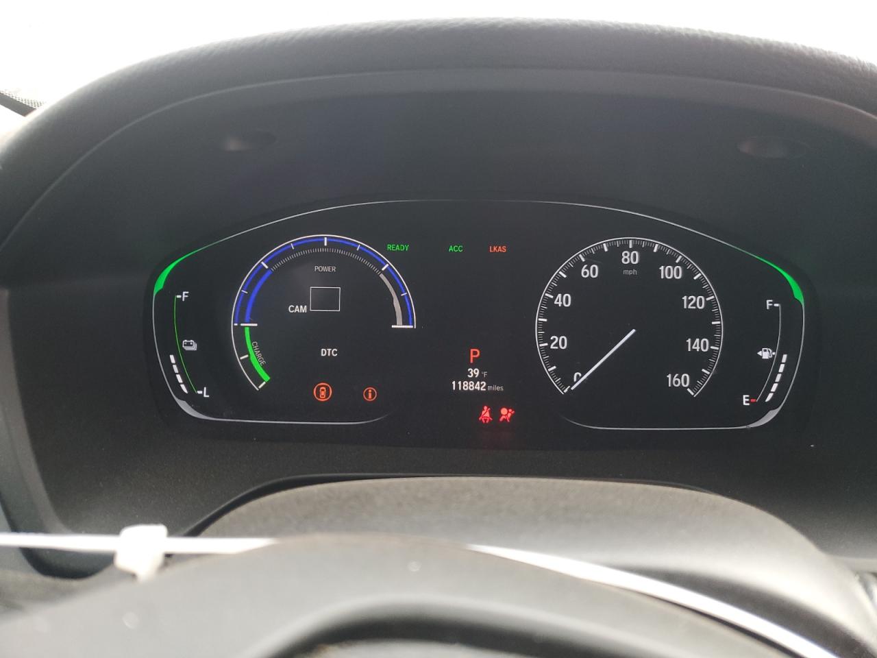2019 Honda Insight VIN 19XZE4F92KE030696 Copart auction photo, front end / side damage thumbnail 9