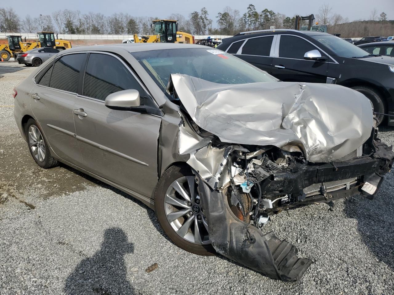2017 Toyota Camry VIN 4T1BK1FK7HU578419 Copart auction photo, front end damage thumbnail 4