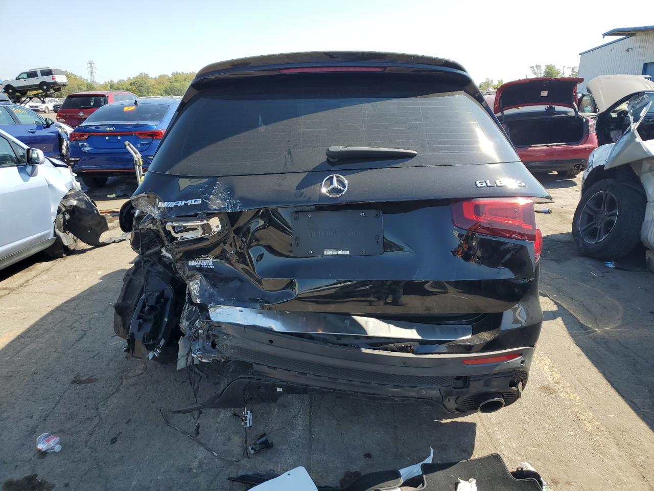 2021 Mercedes-Benz GLB VIN W1N4M5BBXMW146290 Copart auction photo, all over damage thumbnail 6