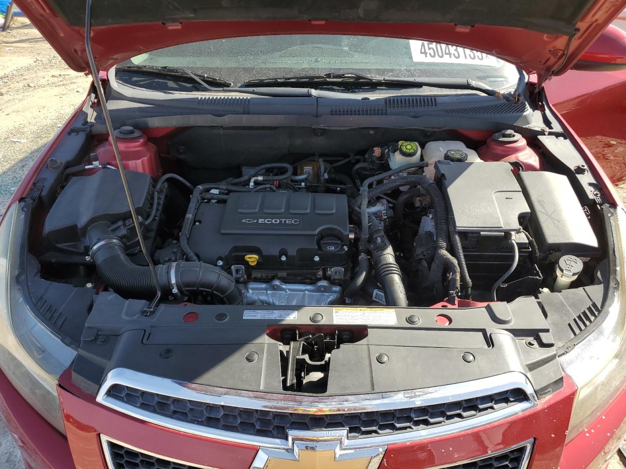 2011 Chevrolet Cruze VIN 1G1PH5S94B7127921 Copart auction photo, rear end damage thumbnail 11