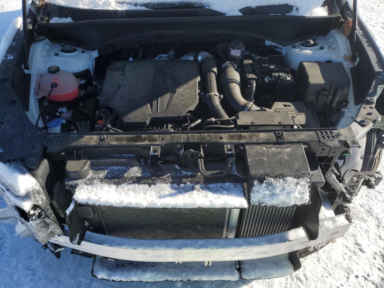 2023 Hyundai Santa Fe VIN 5NMS4DAL4PH509838 Copart auction photo, undercarriage / front end damage thumbnail 12