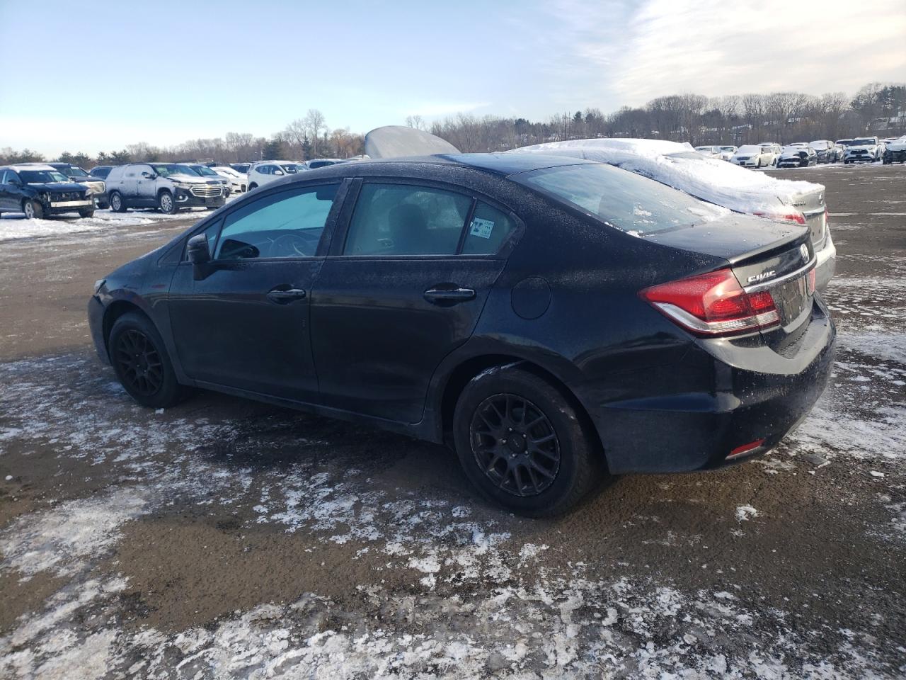 2015 Honda Civic VIN 19XFB2F59FE221700 Copart auction photo, front end / minor dent/scratches damage thumbnail 2