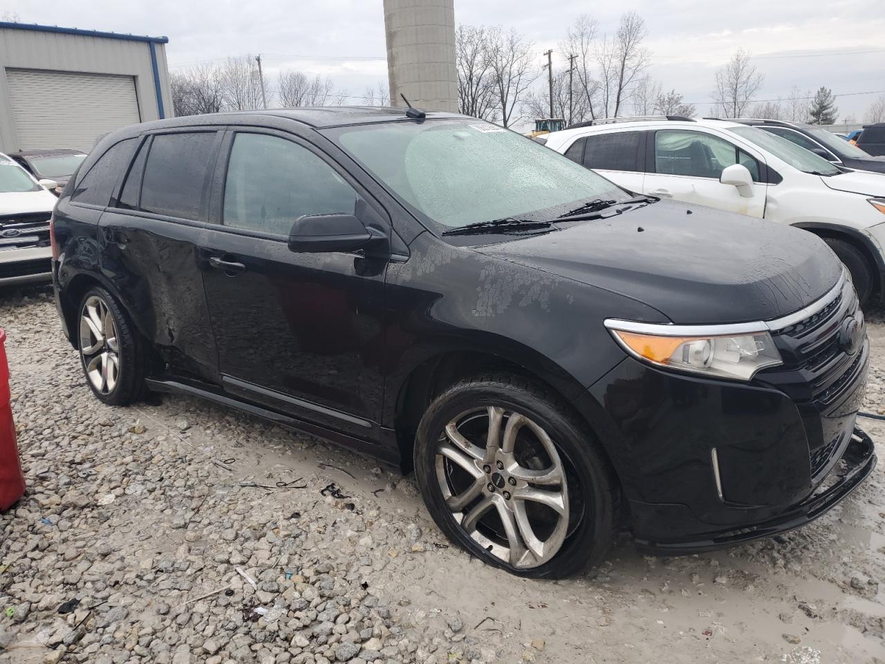 2014 Ford Edge VIN 2FMDK4AK4EBB74691 Copart auction photo, side damage thumbnail 4