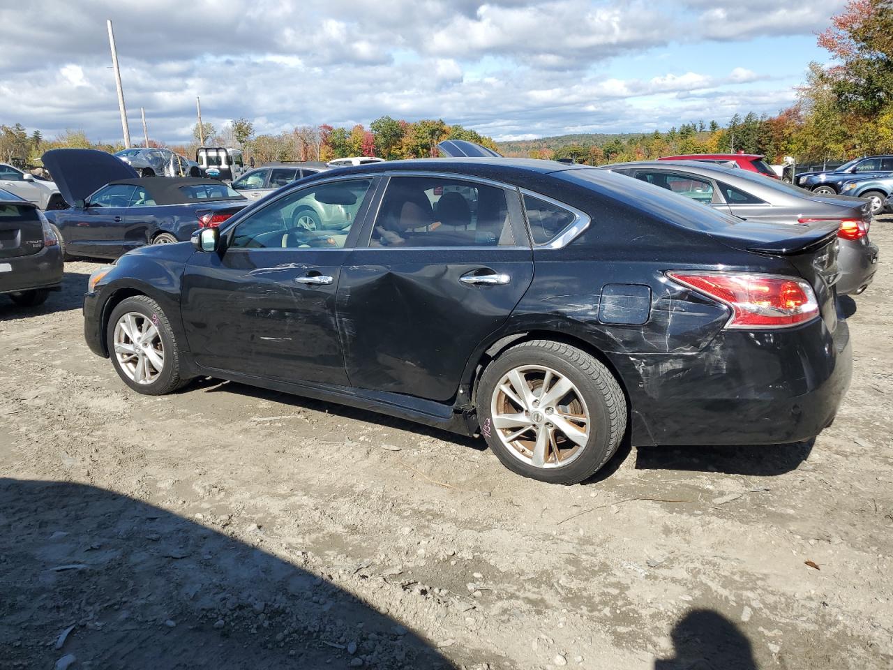 2014 Nissan Altima VIN 1N4AL3AP9EC128242 Copart auction photo, side / front end damage thumbnail 2