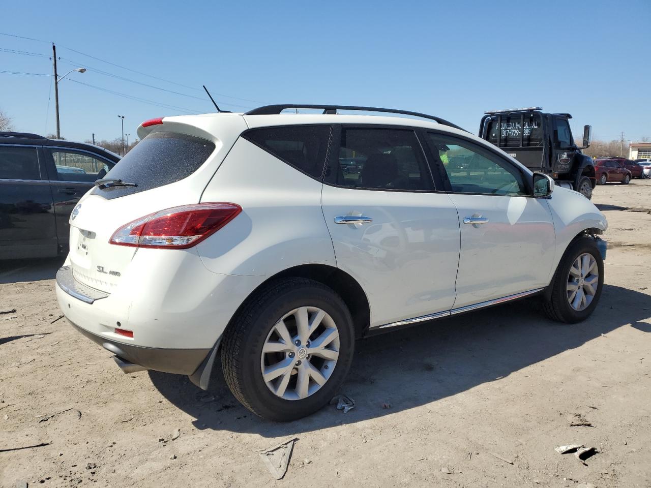 2011 Nissan Murano VIN JN8AZ1MW0BW171527 Copart auction photo, front end / minor dent/scratches damage thumbnail 3