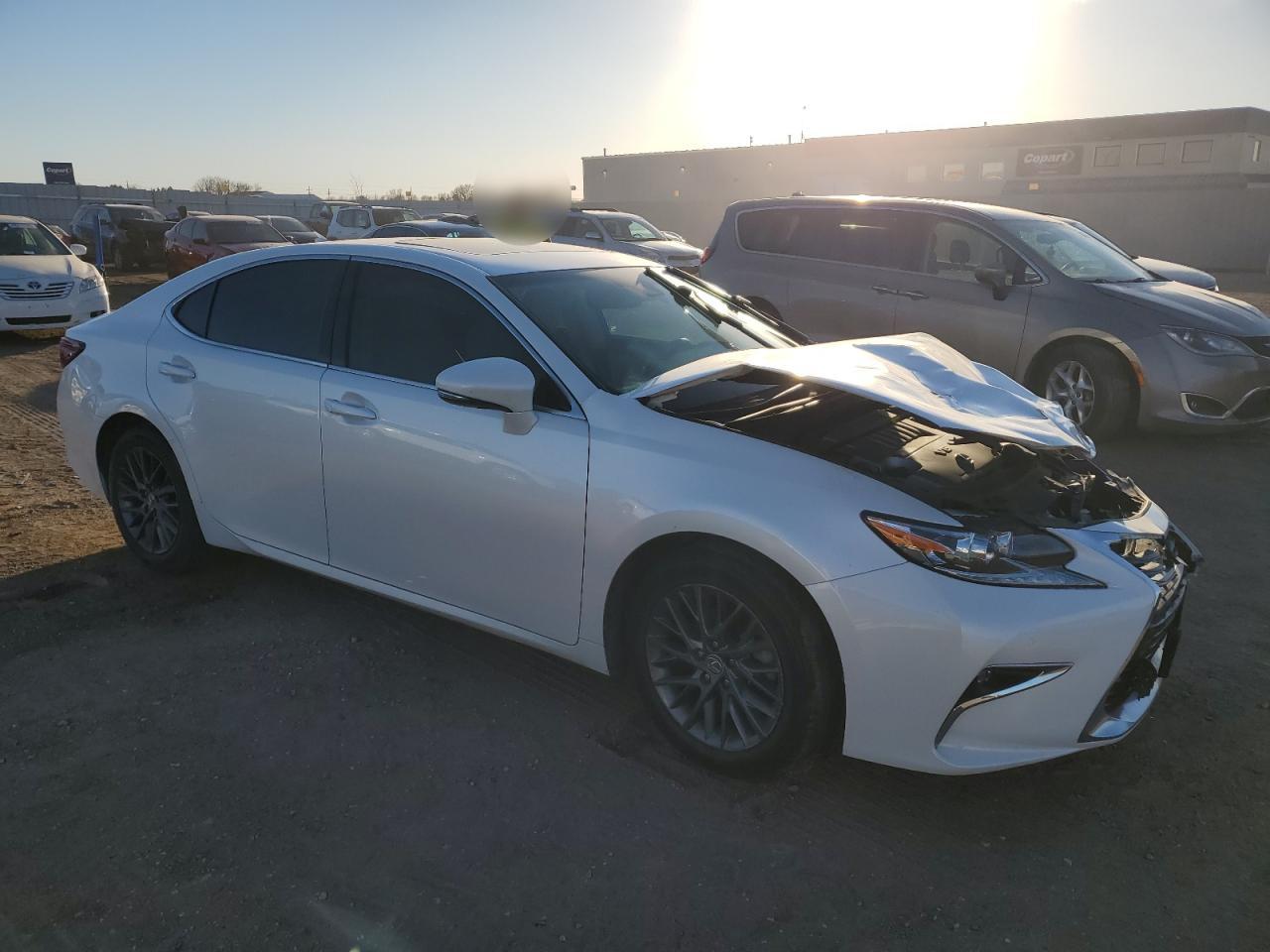 2018 Lexus ES VIN 58ABK1GG2JU116102 Copart auction photo, front end damage thumbnail 4