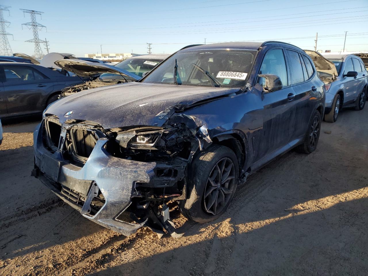 2023 BMW X3 M VIN 5UX83DP08P9N63373 - Copart auction photo