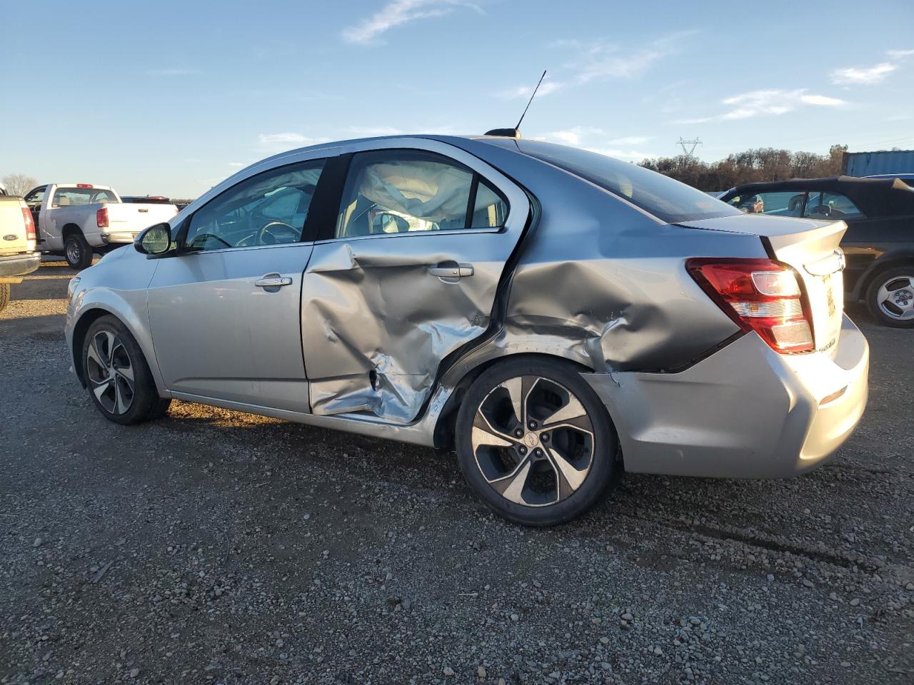 2017 Chevrolet Sonic VIN 1G1JF5SB9H4133903 Copart auction photo, all over damage thumbnail 2
