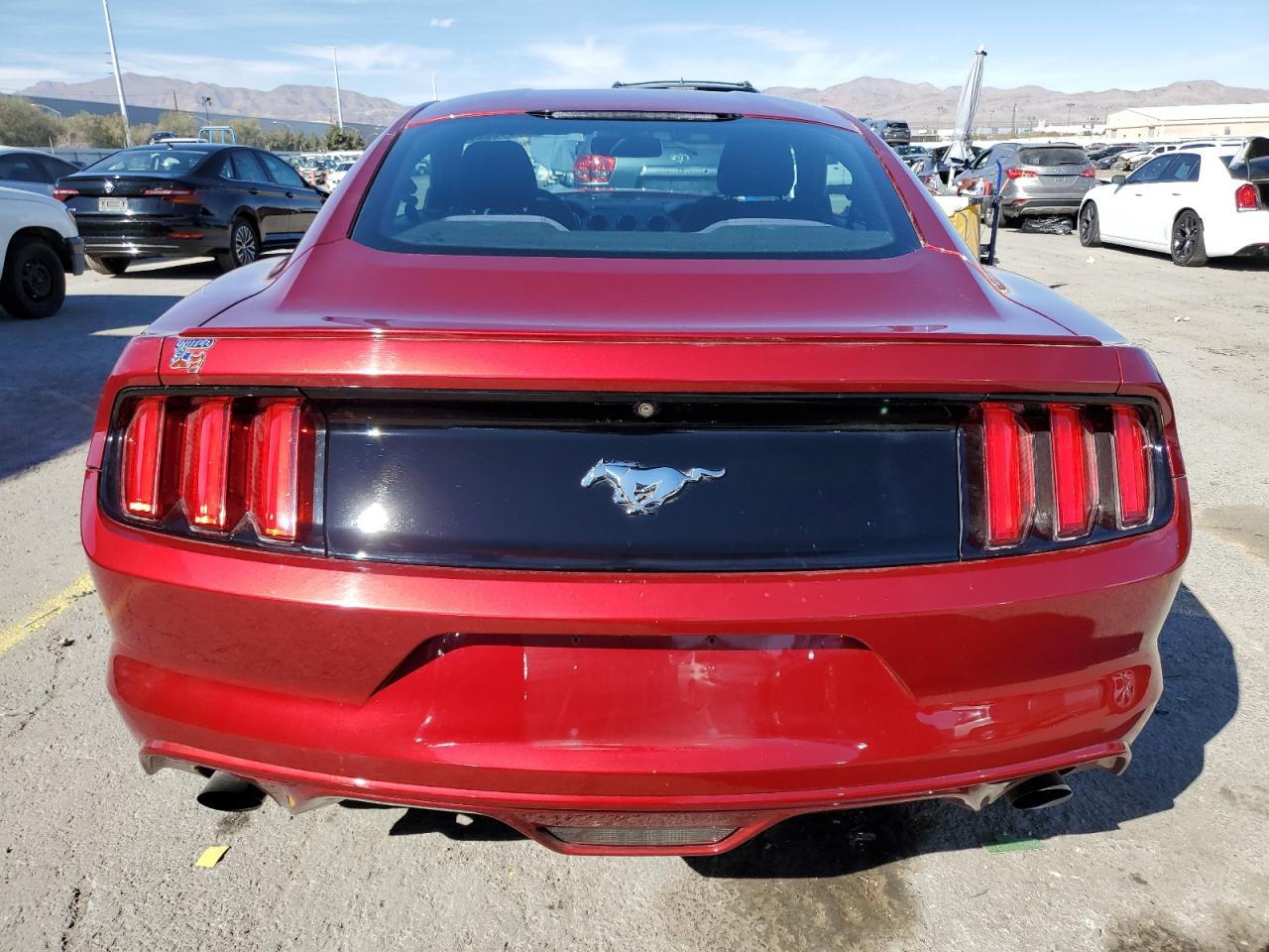 2016 Ford Mustang VIN 1FA6P8TH0G5243588 Copart auction photo, front end / side damage thumbnail 6