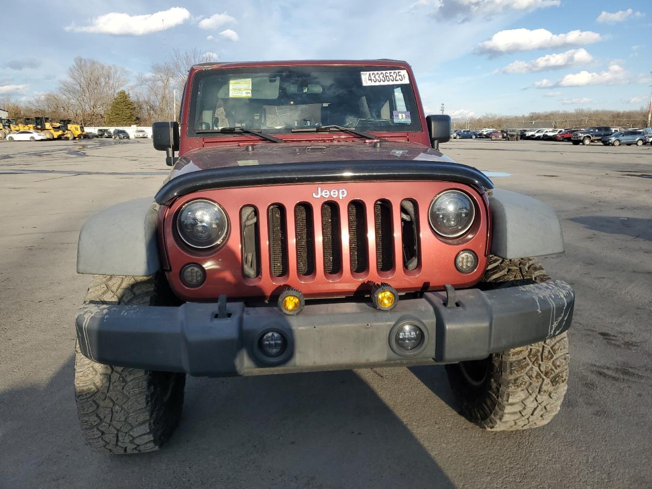 2007 Jeep Wrangler VIN 1J4GA39107L196436 Copart auction photo, rear end / side damage thumbnail 5