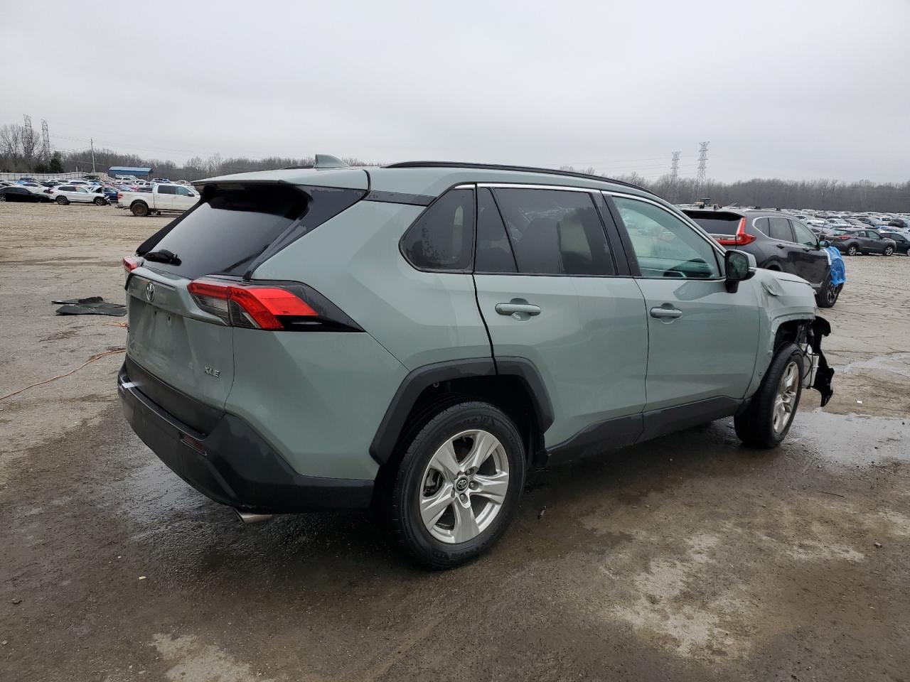 2021 Toyota RAV 4 VIN 2T3W1RFV4MW112817 Copart auction photo, all over damage thumbnail 3