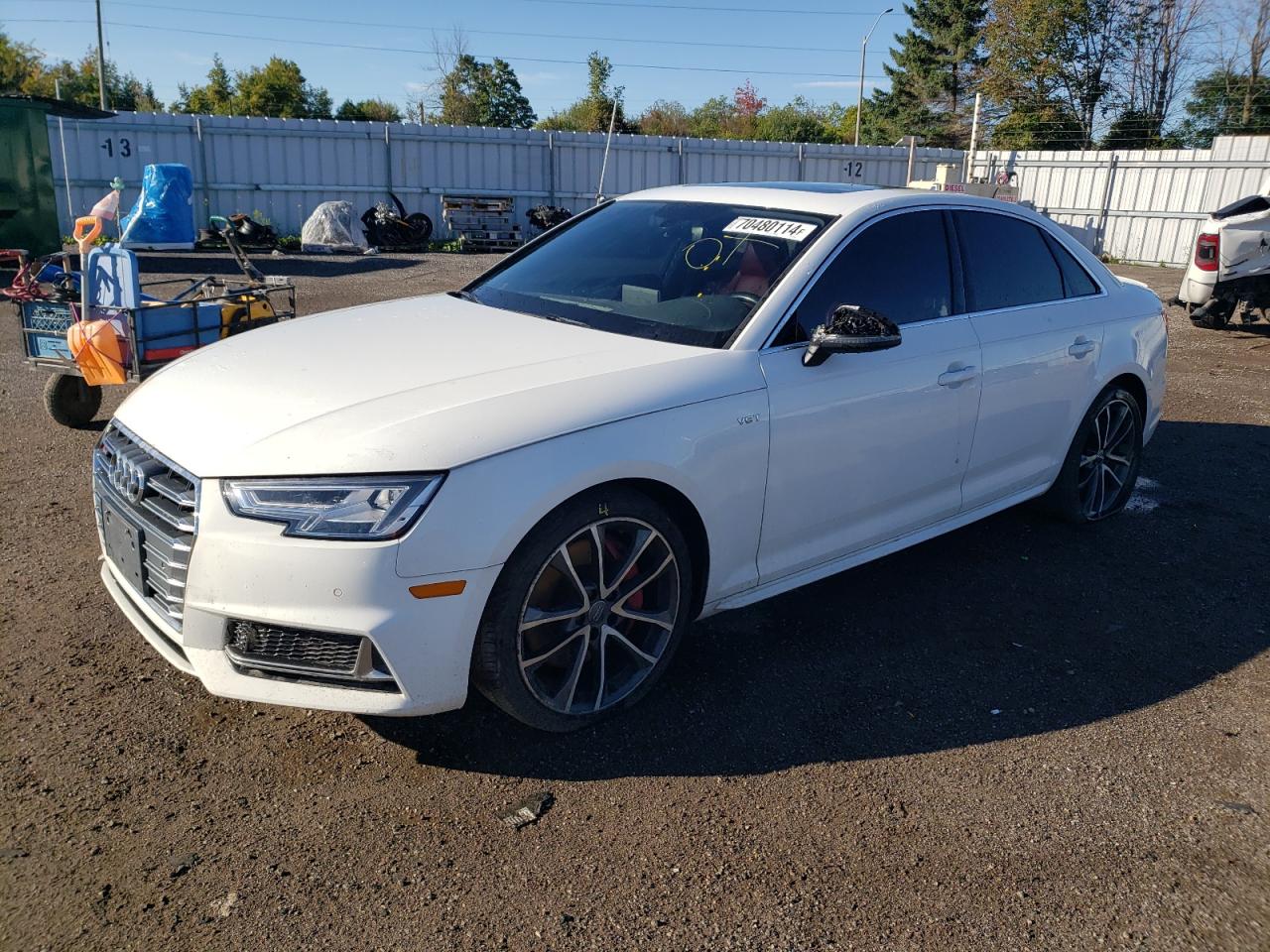2018 Audi RS4 VIN WAUB4AF46JA002082 - Copart auction photo