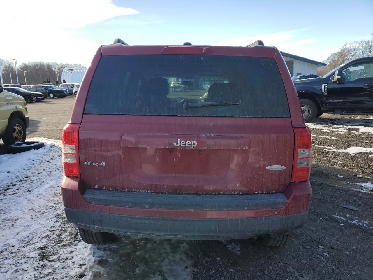2014 Jeep Liberty (Patriot) VIN 1C4NJRFBXED869530 Copart auction photo, front end / side damage thumbnail 6