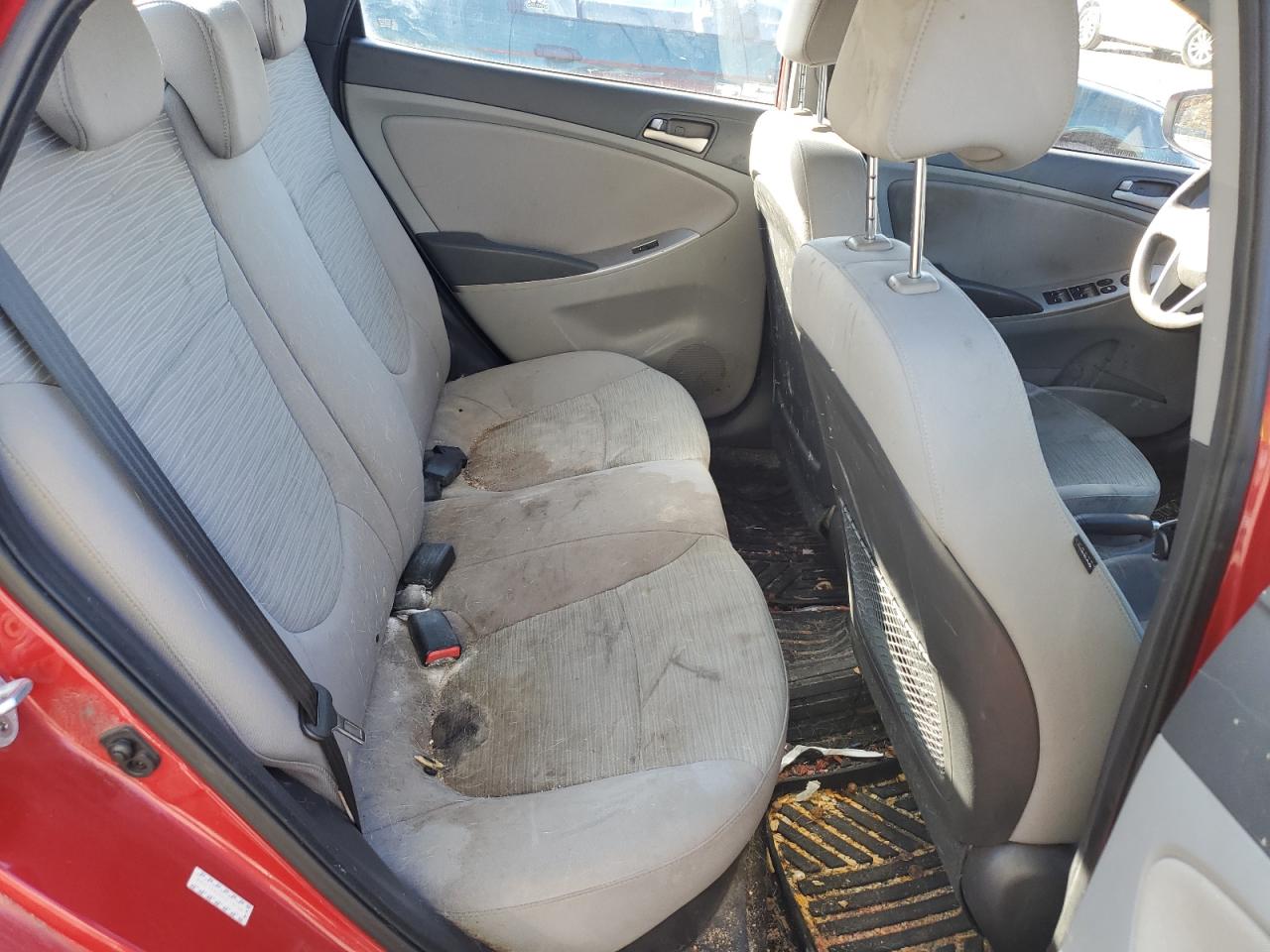 2016 Hyundai Accent VIN KMHCT4AEXGU118738 Copart auction photo, side / front end damage thumbnail 10