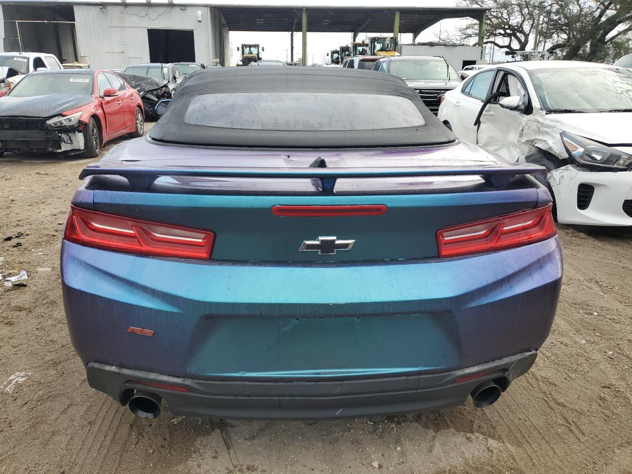 2018 Chevrolet Camaro VIN 1G1FB3DX6J0127343 Copart auction photo, front end damage thumbnail 6