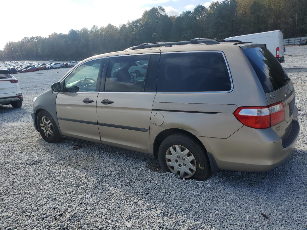 2005 Honda Odyssey VIN 5FNRL382X5B008170 Copart auction photo, front end / mechanical damage thumbnail 2