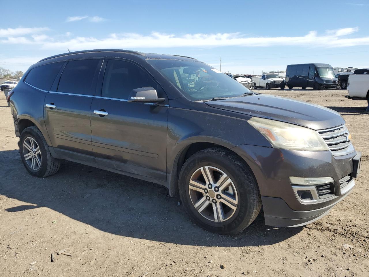 2015 Chevrolet Traverse VIN 1GNKRHKD3FJ177889 Copart auction photo, rear end / minor dent/scratches damage thumbnail 4