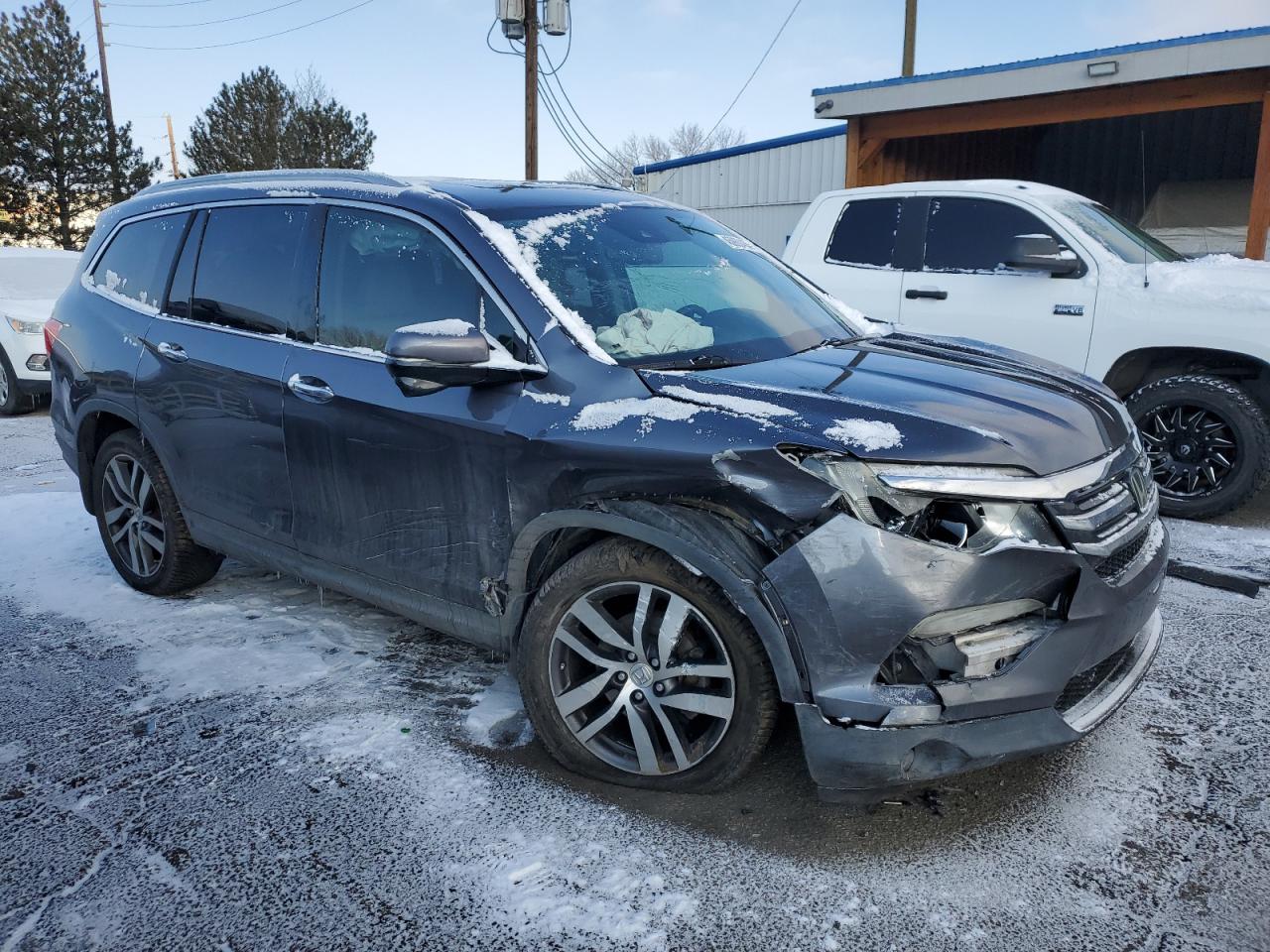 2016 Honda Pilot VIN 5FNYF6H96GB120632 Copart auction photo, front end damage thumbnail 4
