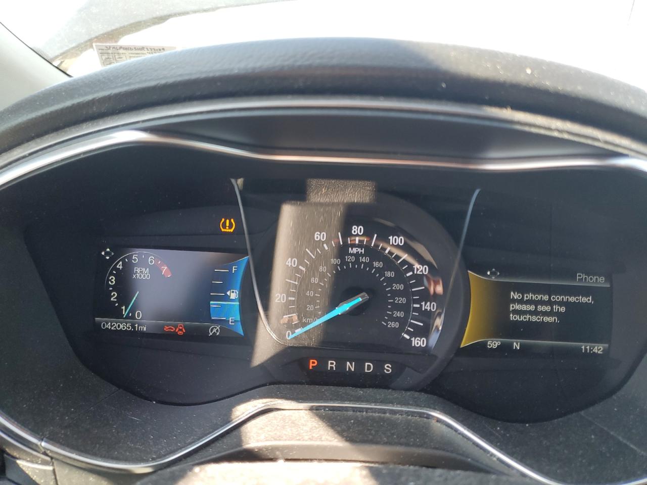 2017 Ford Fusion VIN 3FA6P0HD5HR377129 Copart auction photo, front end / rear end damage thumbnail 9