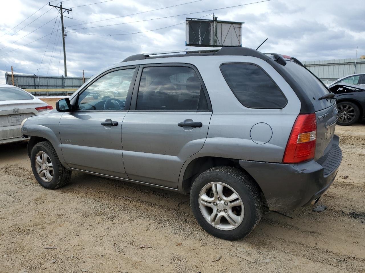 2007 KIA Sportage VIN KNDJE723877315927 Copart auction photo, front end damage thumbnail 2