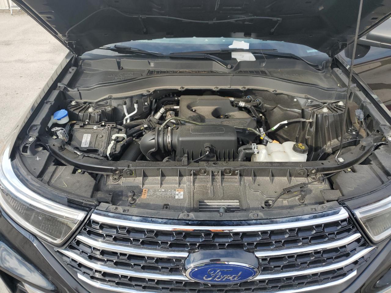 2020 Ford Explorer VIN 1FMSK8DH5LGC44851 Copart auction photo, rear end damage thumbnail 12