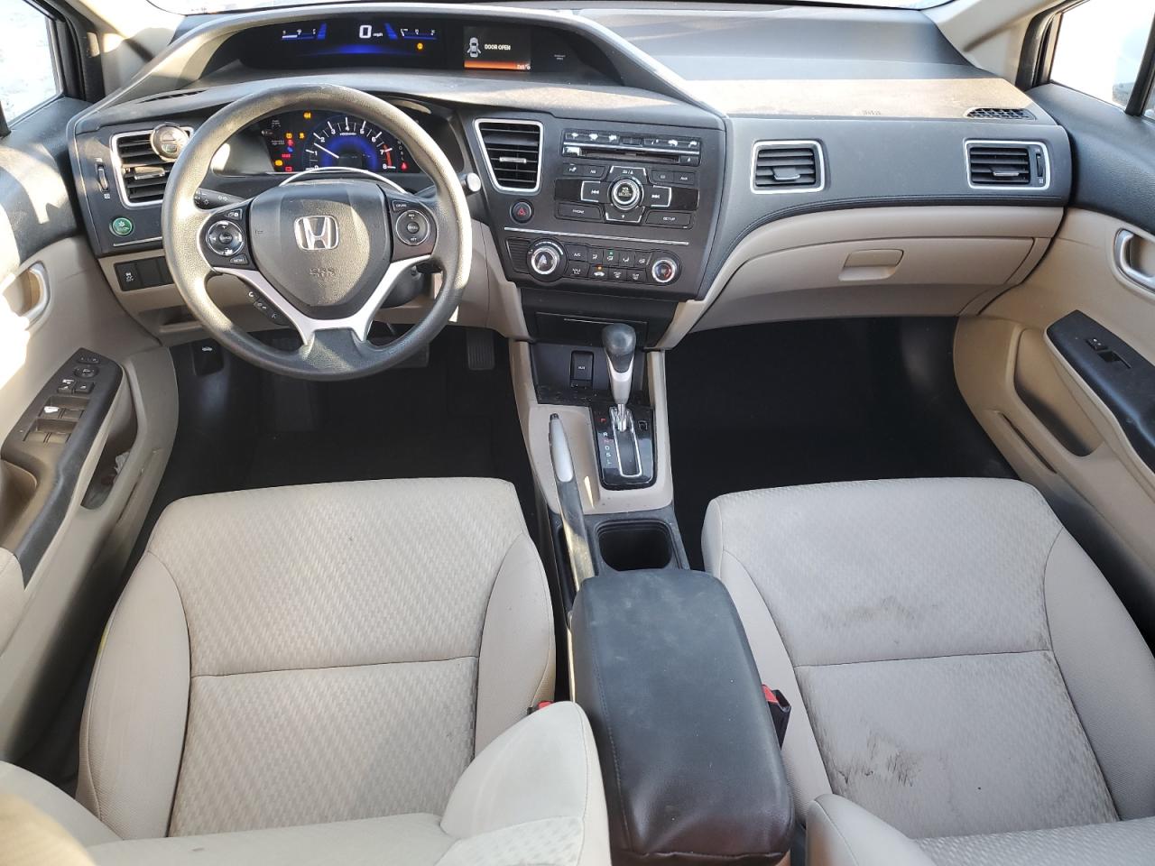 2015 Honda Civic VIN 19XFB2F58FE024419 Copart auction photo, side damage thumbnail 8