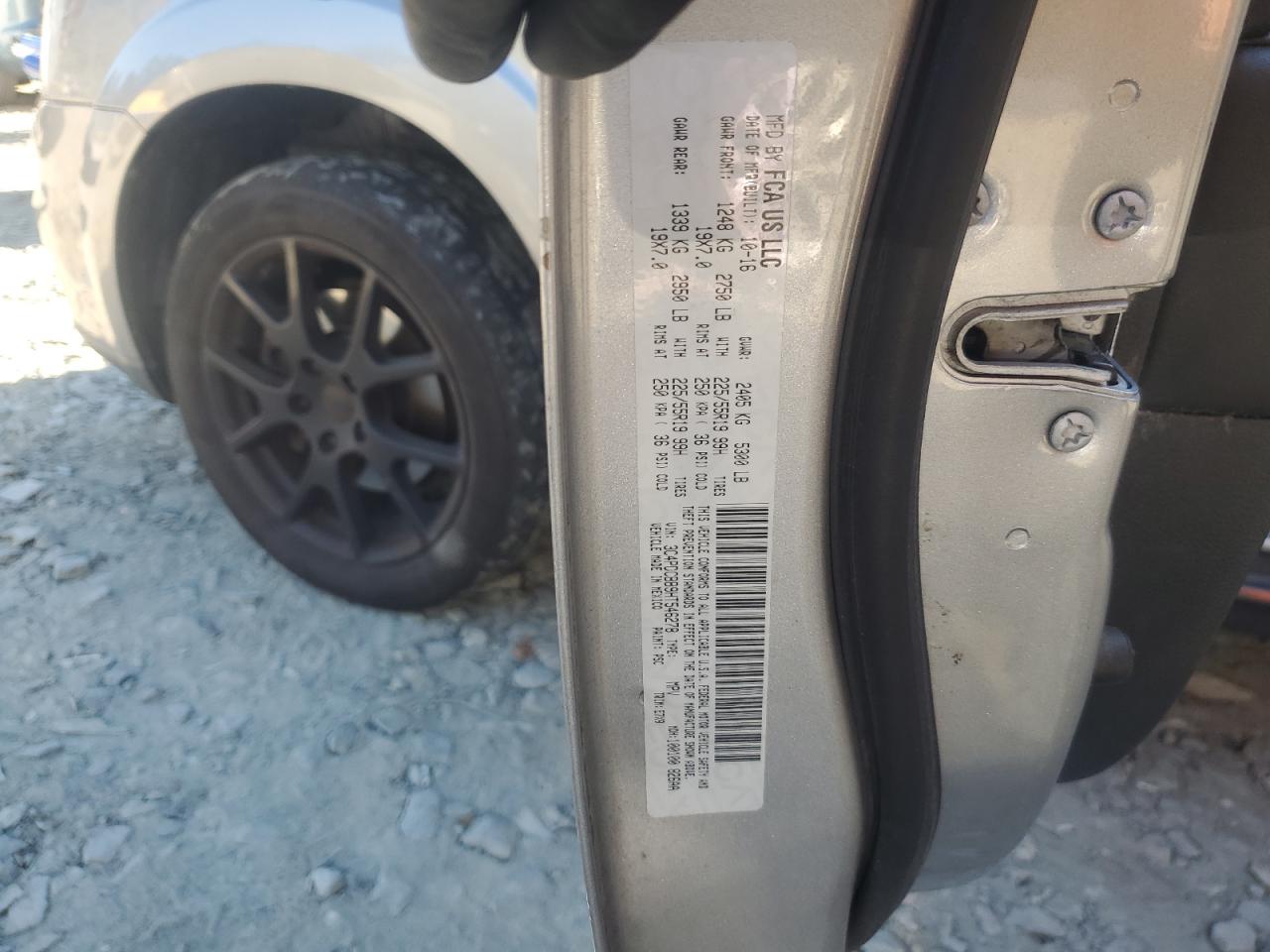 2017 Dodge Journey VIN 3C4PDCBB9HT546278 Copart auction photo, rear end damage thumbnail 13