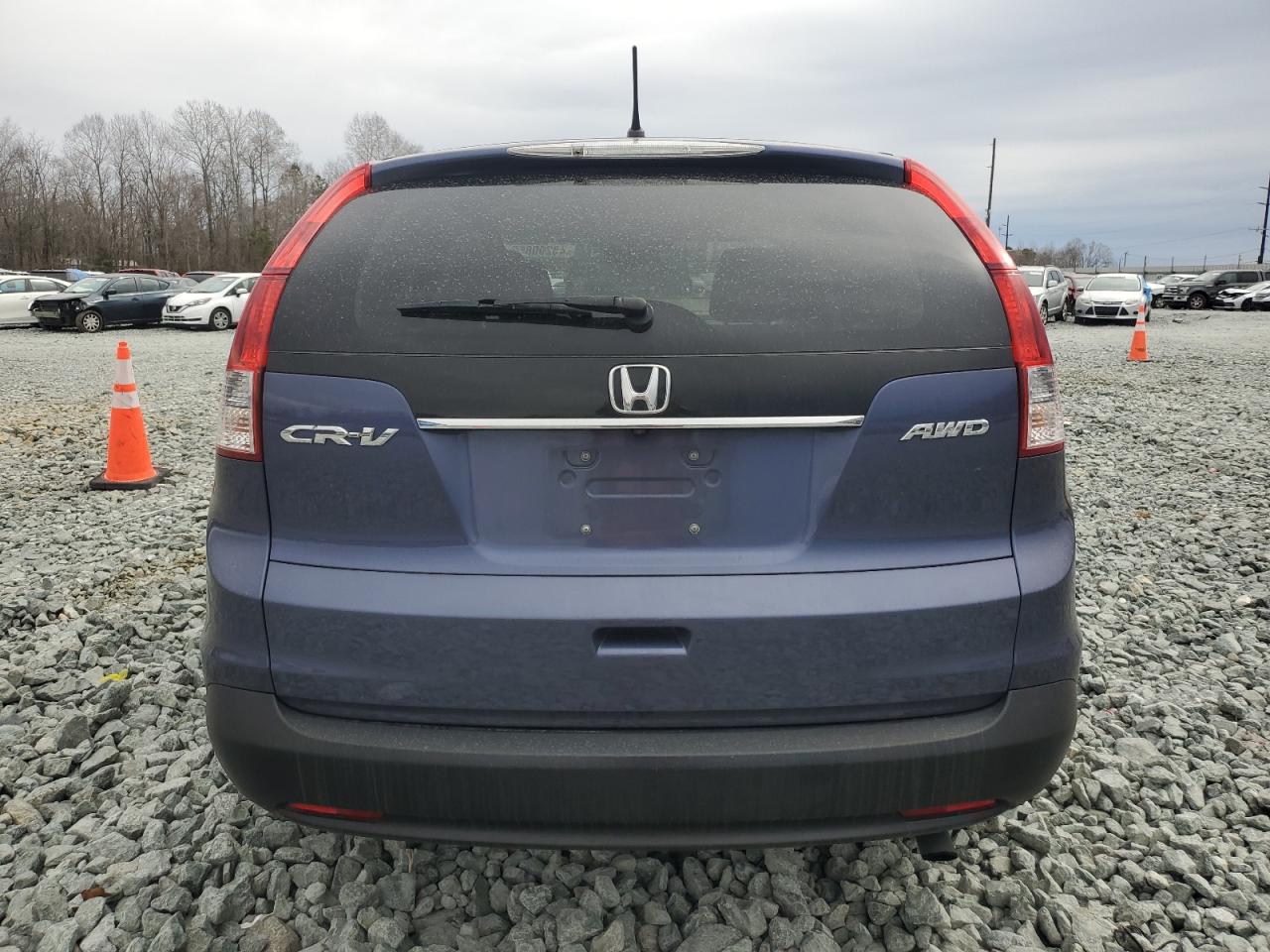 2013 Honda CR-V VIN 5J6RM4H5XDL048347 Copart auction photo, side / front end damage thumbnail 6