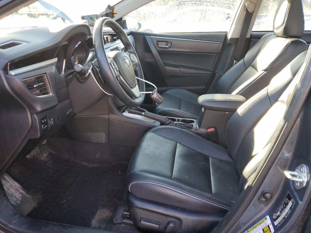 2015 Toyota Corolla VIN 2T1BURHE1FC445198 Copart auction photo, rear end / front end damage thumbnail 7